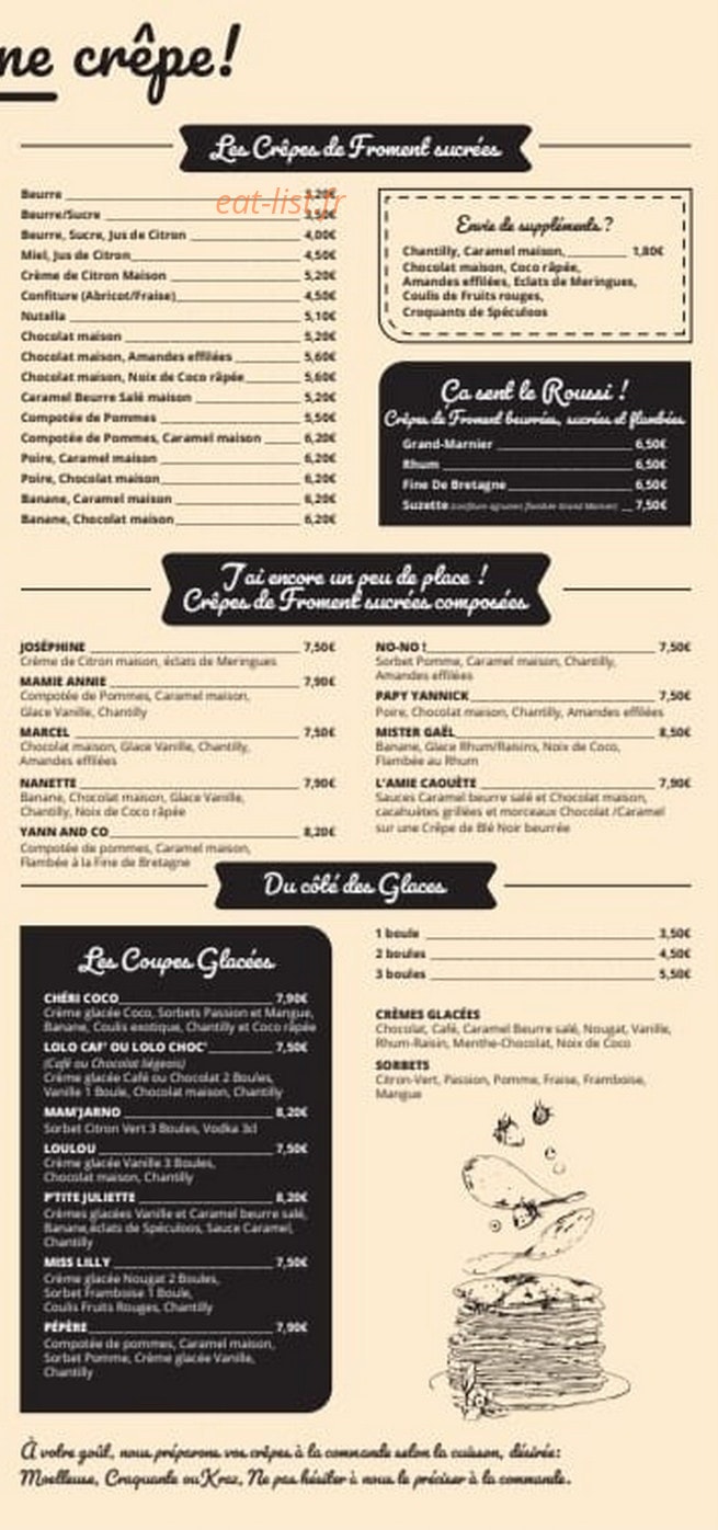 Nom d'une crêpe ! — carte page 2