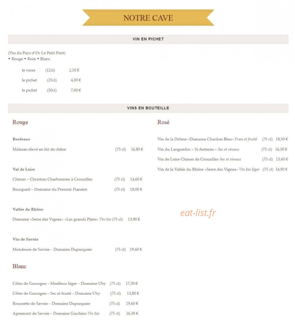 Crêperie Le Vorlen — carte page 7