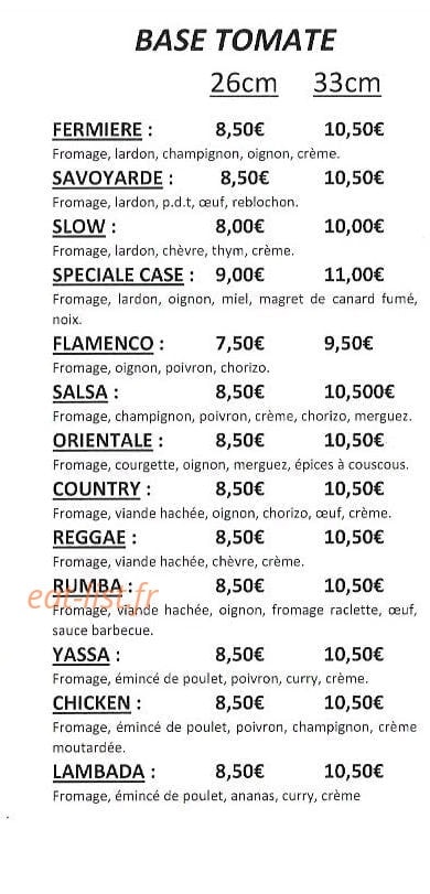 Ti Case Pizza — carte page 4