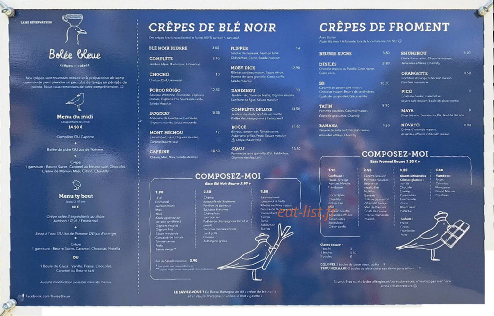 Bolee bleue — carte page 1