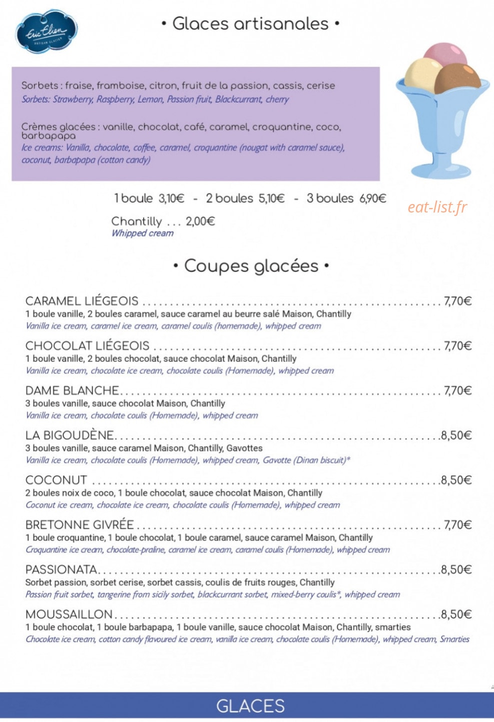 La Bigoudène — carte page 4