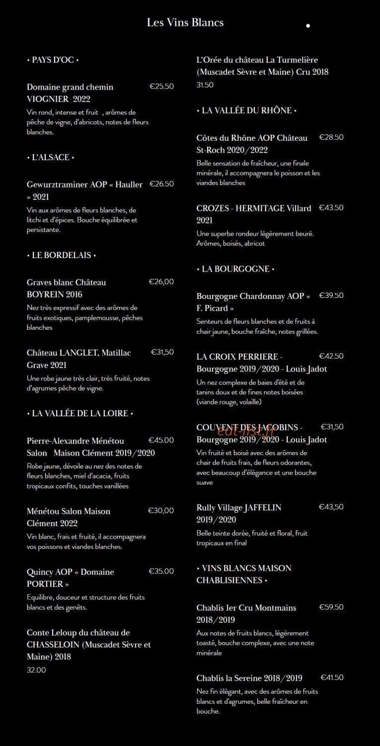 La Sultana — carte page 10
