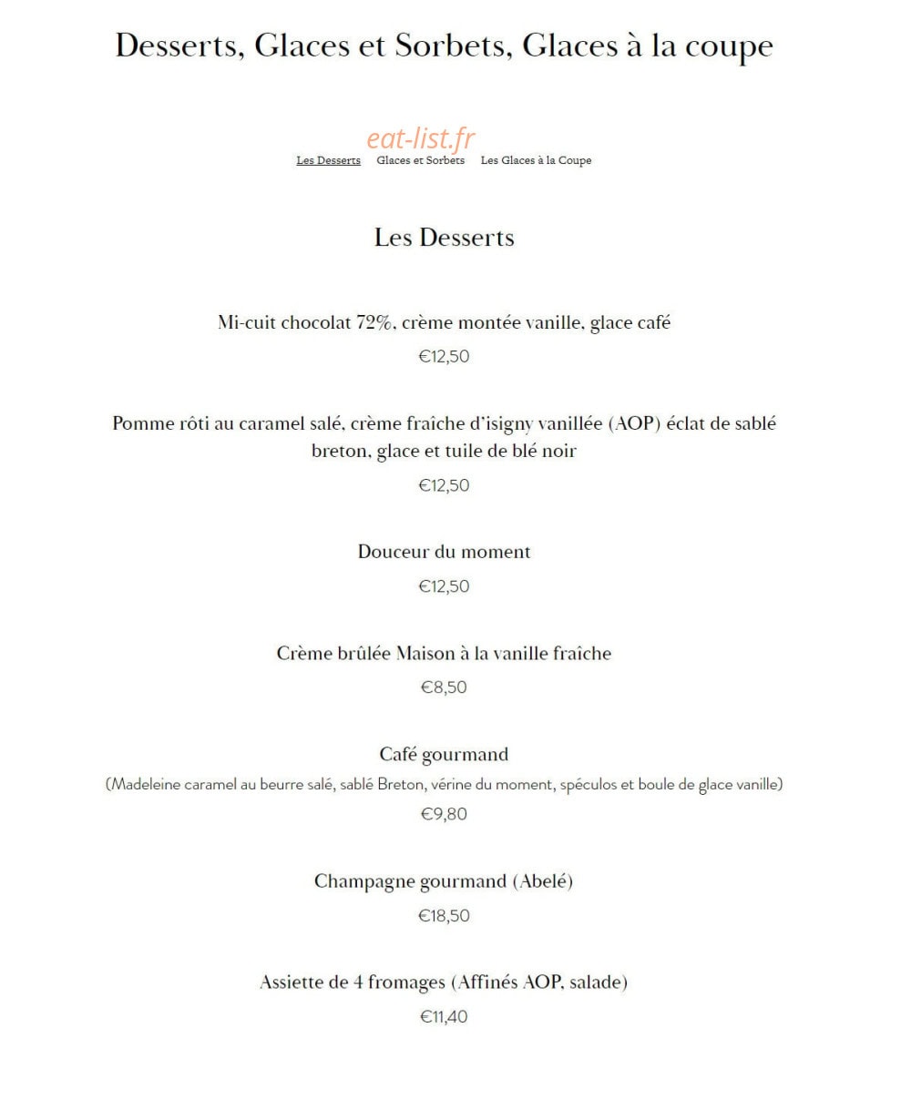 La Sultana — carte page 4
