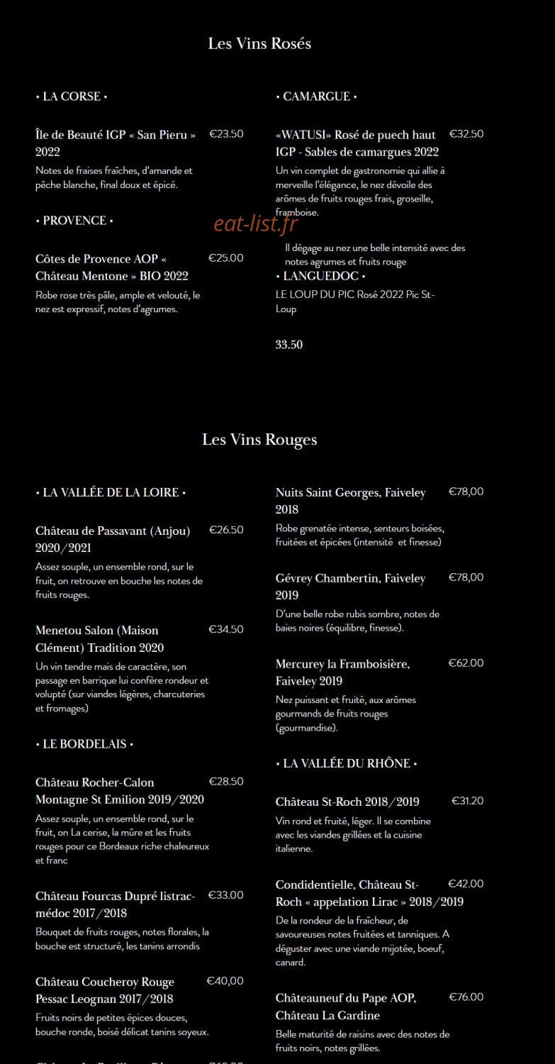 La Sultana — carte page 11