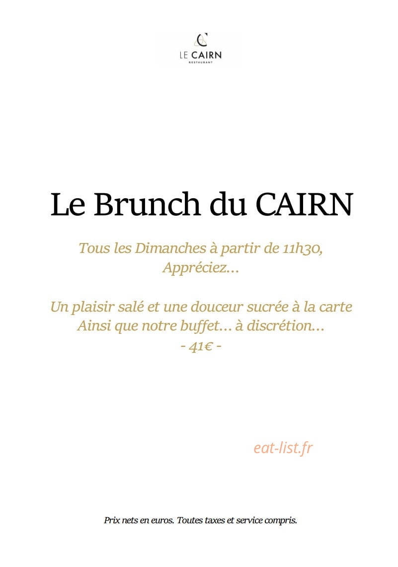 Le Cairn — carte page 3