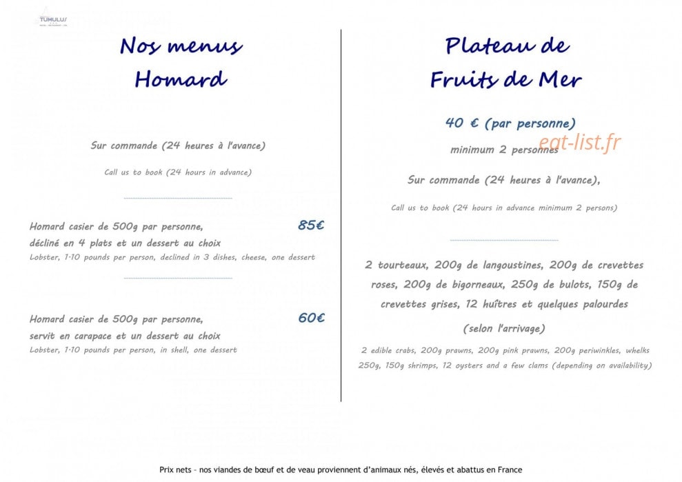 Le Tumulus — carte page 5