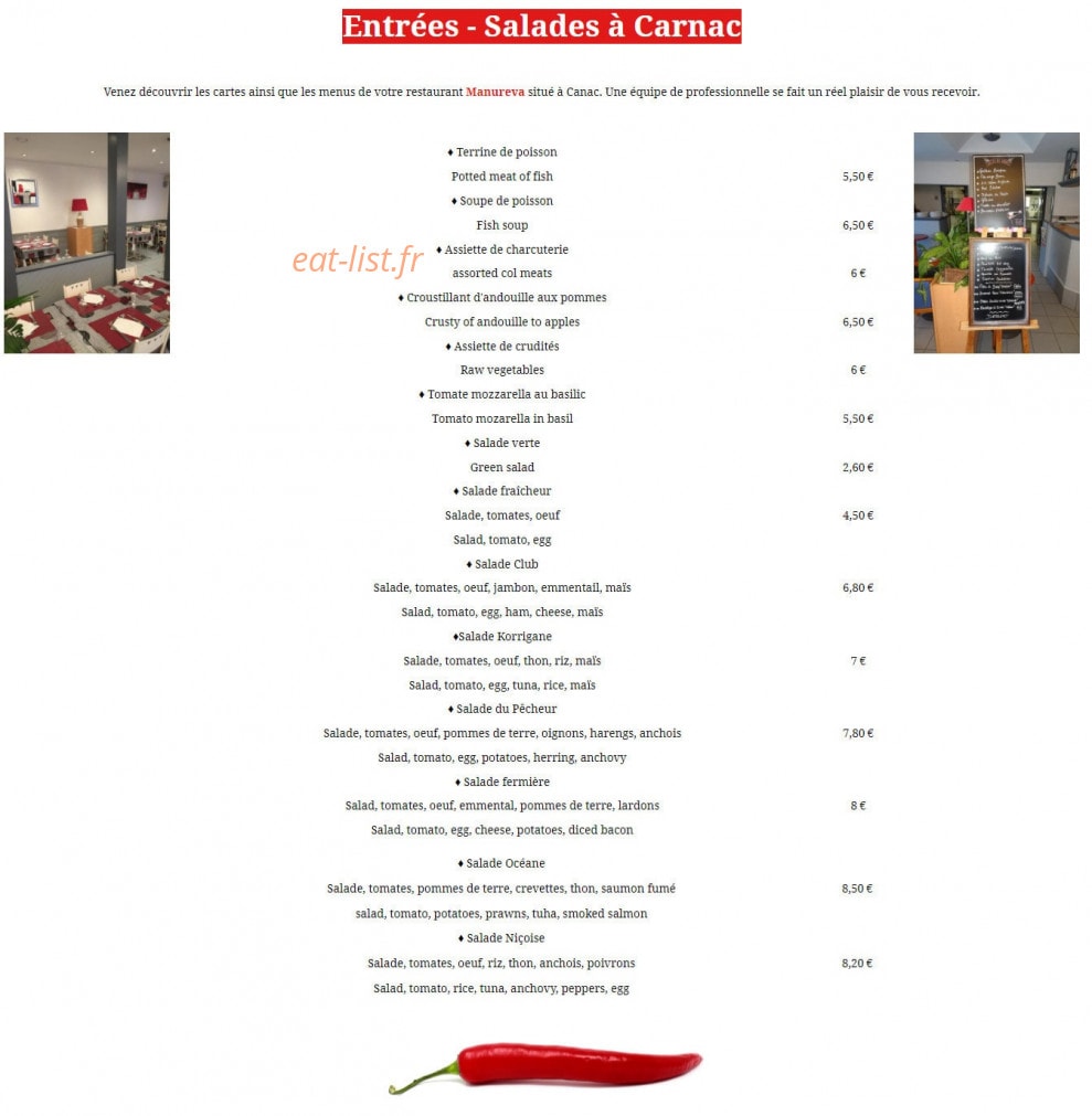 Manureva — carte page 2