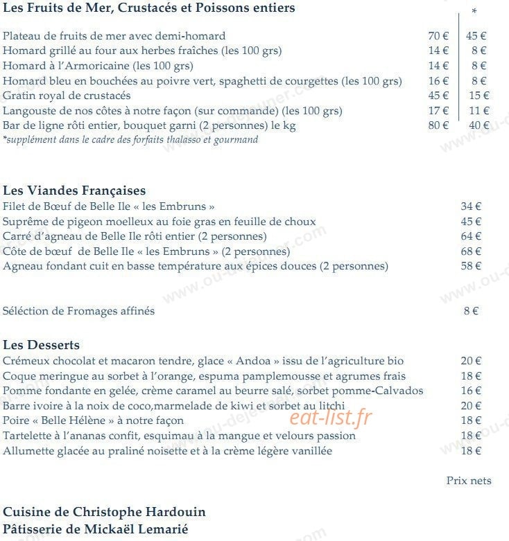 Castel Clara Thalasso & Spa — carte page 2