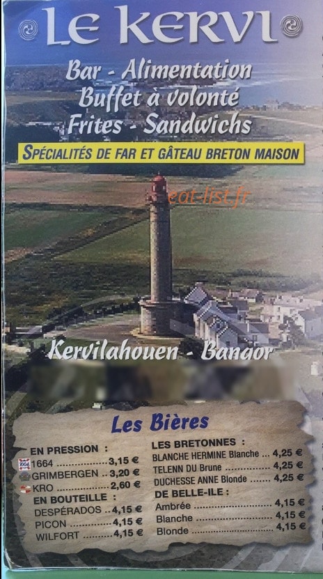 Le Kervi — carte page 1