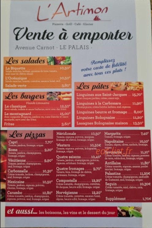 L'Artimon — carte page 1