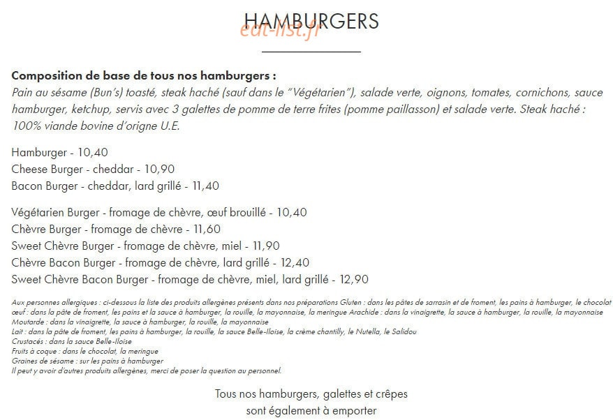 La Chaloupe — carte page 5