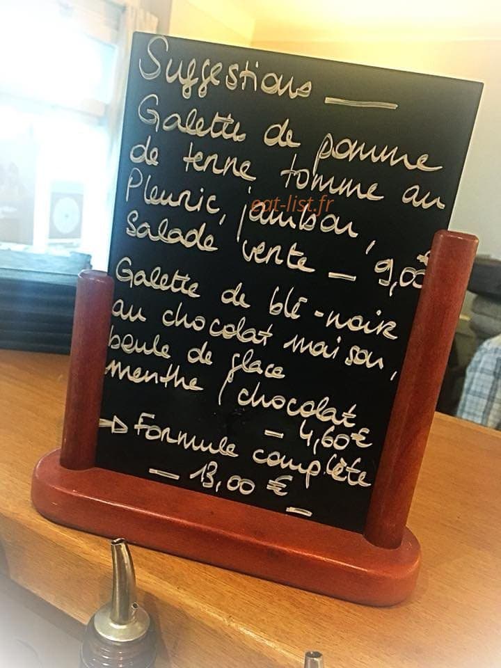 La main à la Pat' — carte page 1