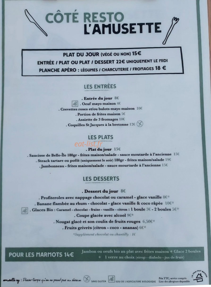L’amusette — carte page 1