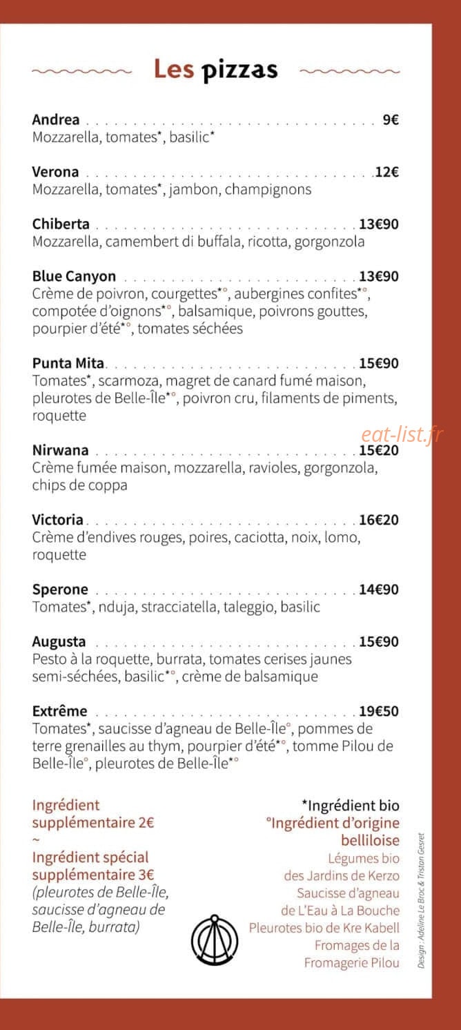 A l'Ouest bistrozza — carte page 2