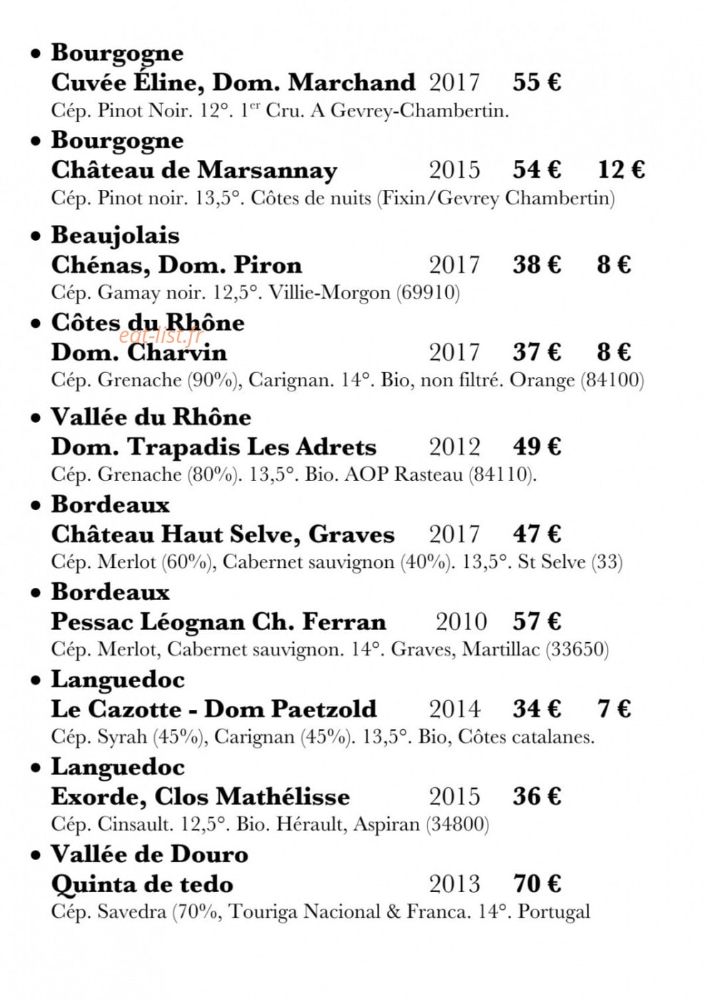 Villa Simone — carte page 3