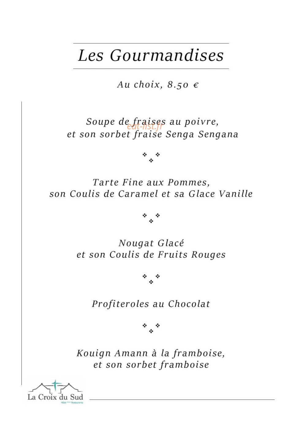 La Croix du Sud — carte page 3