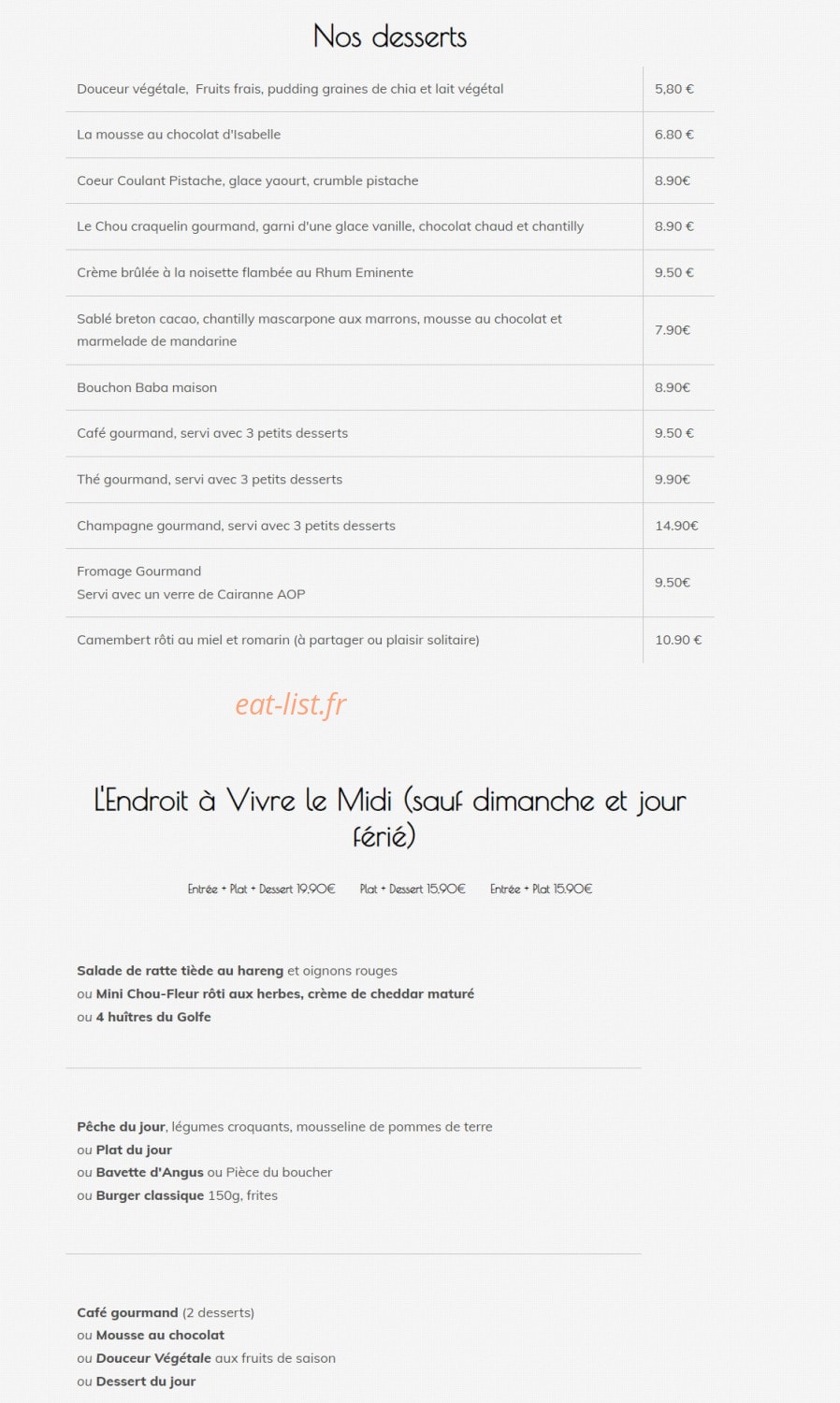 L'endroit — carte page 4