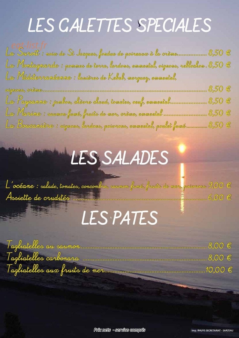Le Suroit — carte page 1