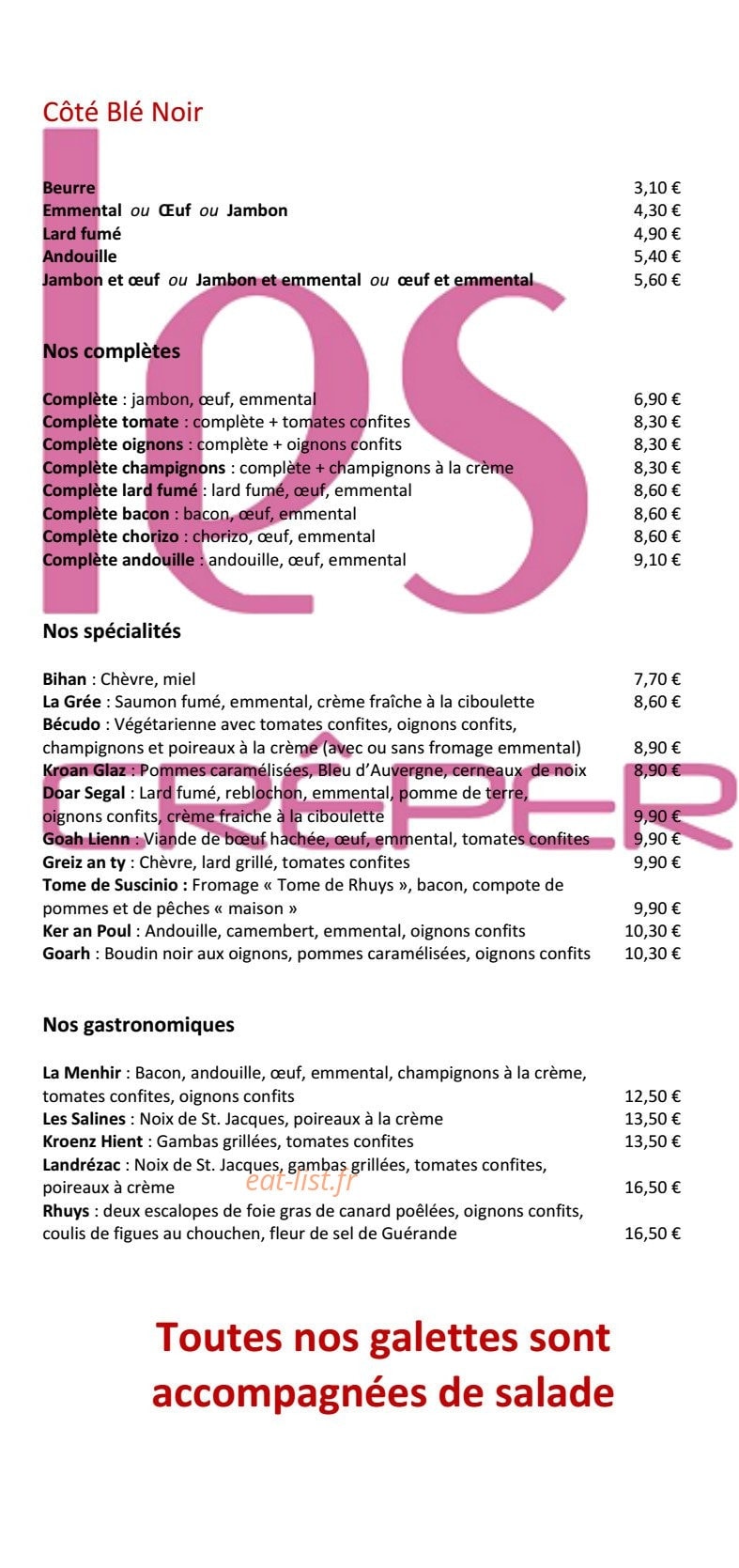 Les Salines Penvins — carte page 2