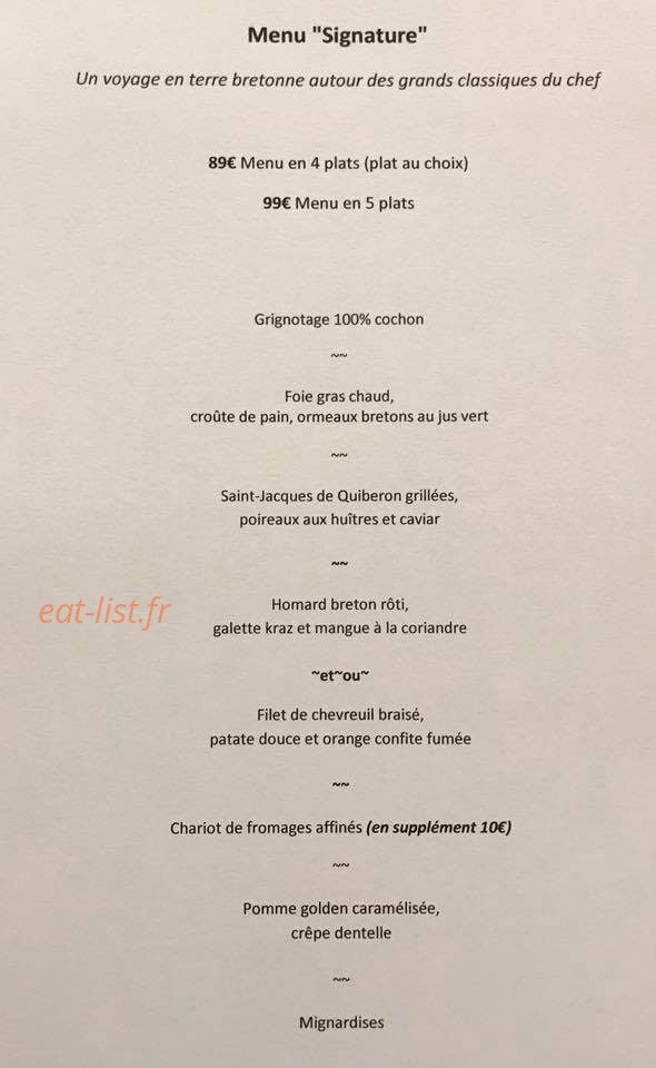 L'Auberge Tiegezh — carte page 3