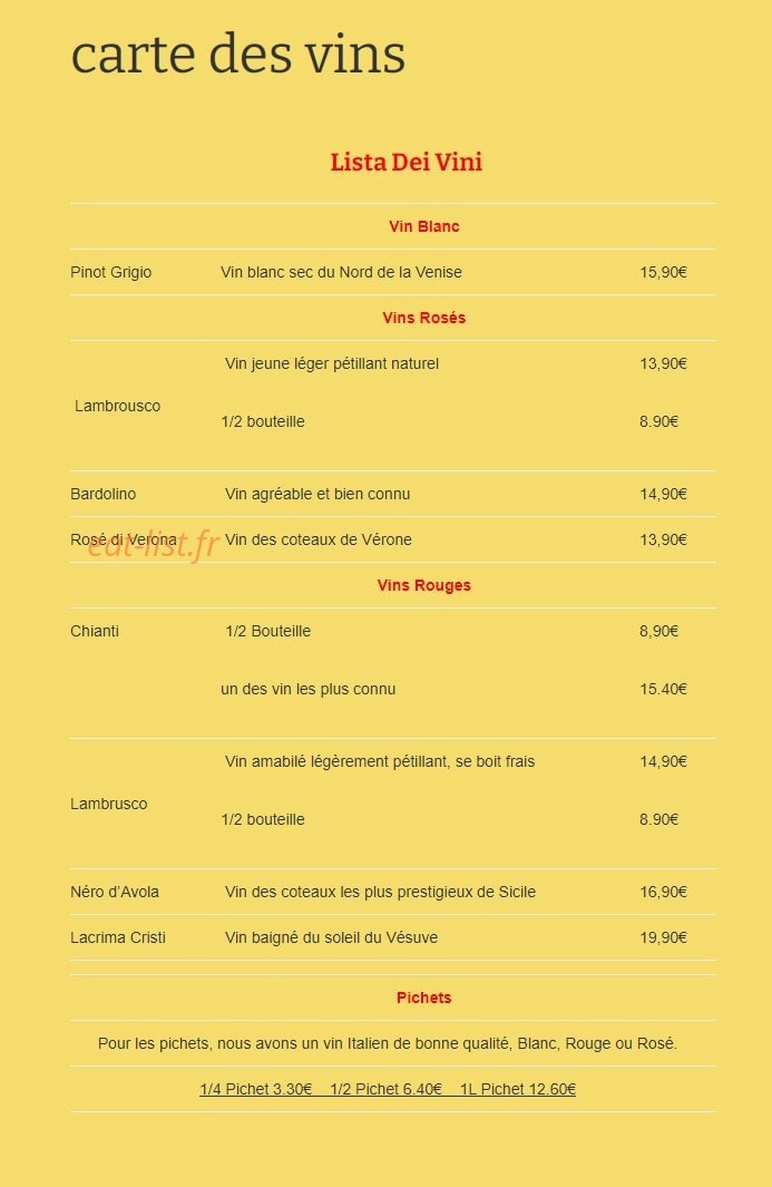 Little Italy — carte page 4
