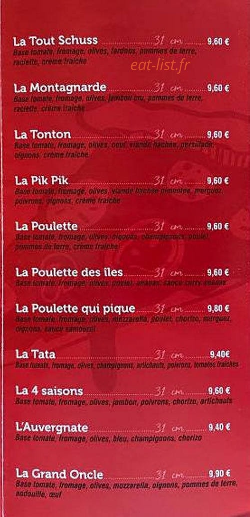 Chez Tonton — carte page 3