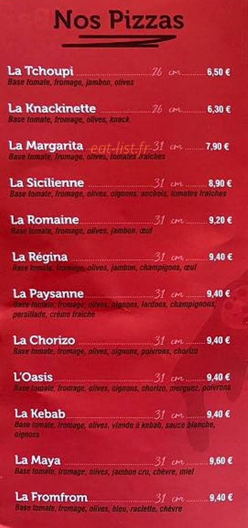 Chez Tonton — carte page 1