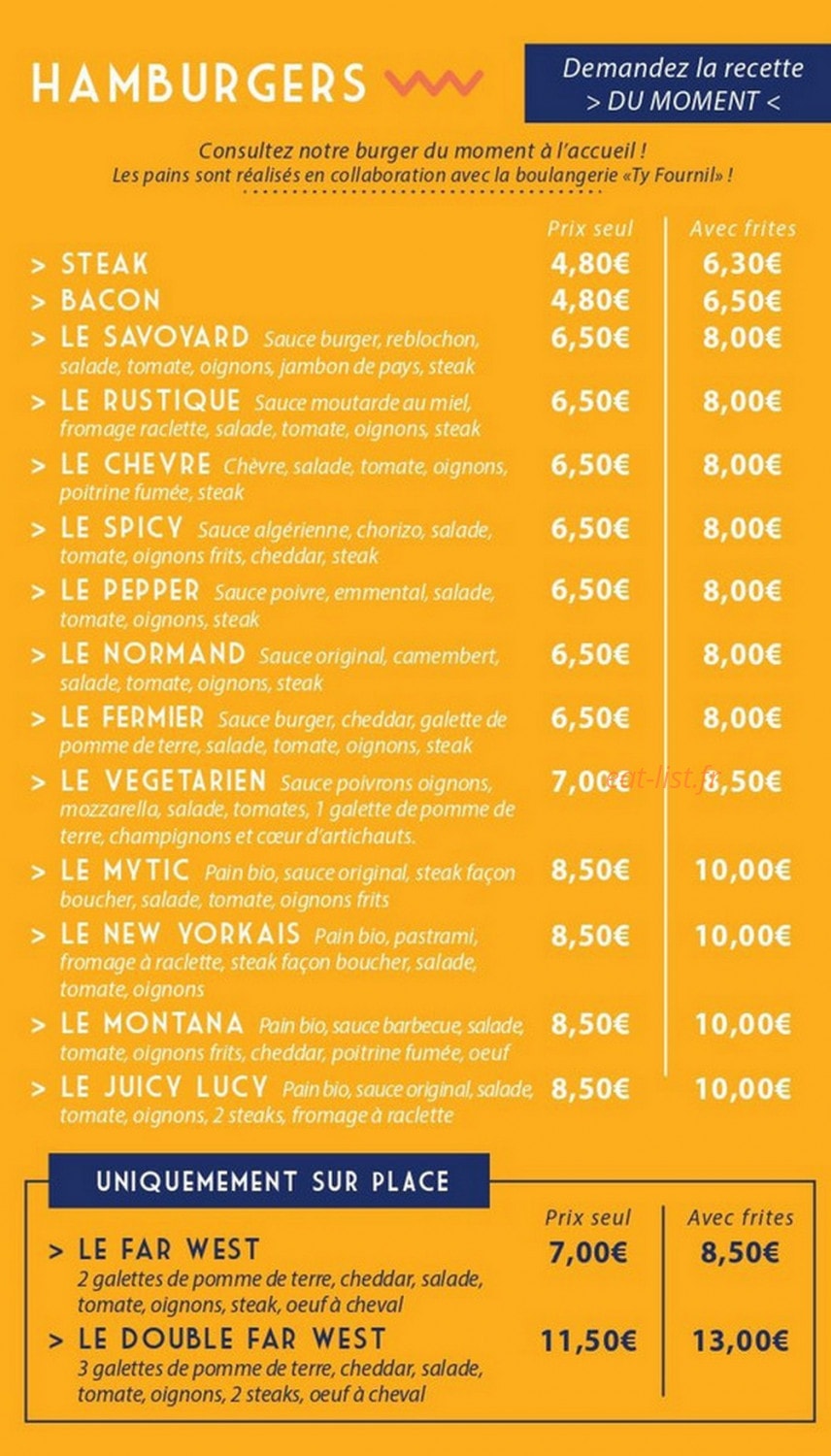 Original Pizza — carte page 3