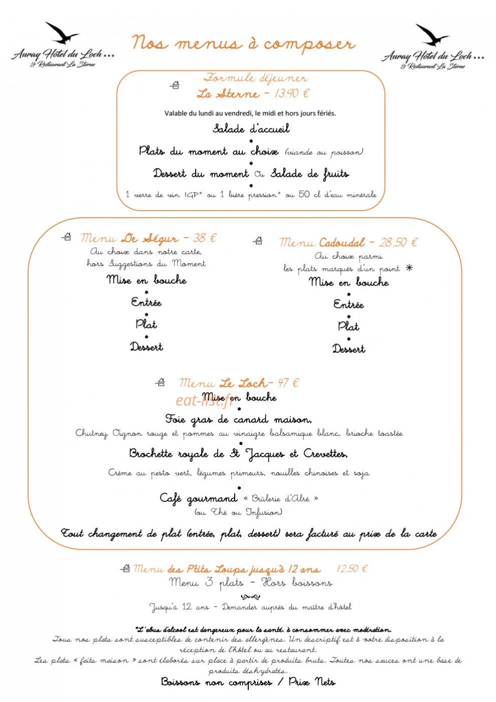 Best western — carte page 2