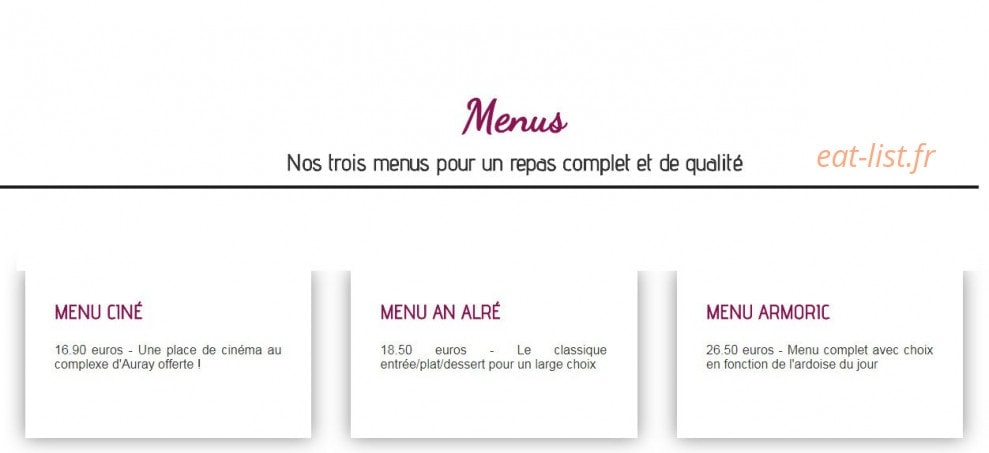 L'Armoric — carte page 1