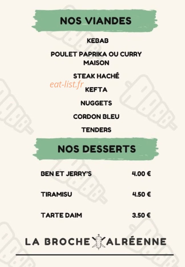 La Broche Alréenne — carte page 4