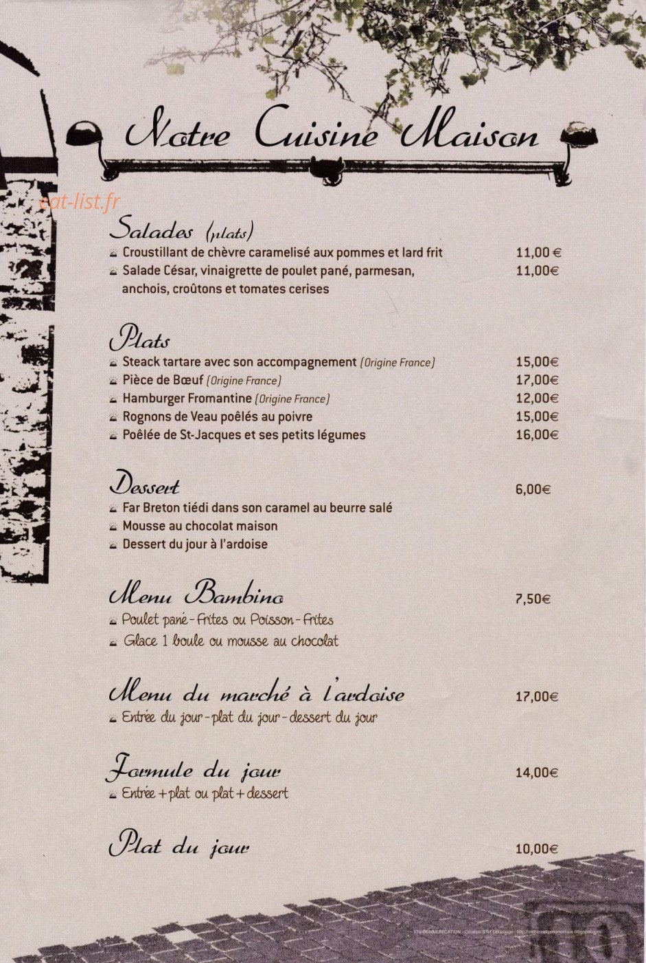La Fromentine — carte page 1