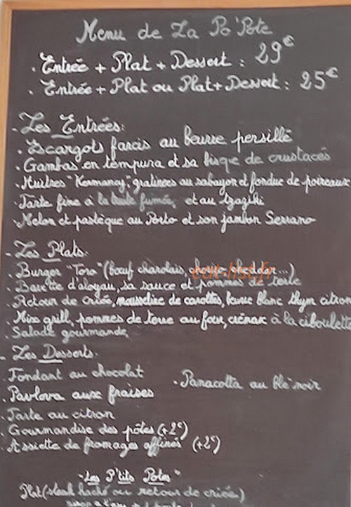 La Po'pote — carte page 1