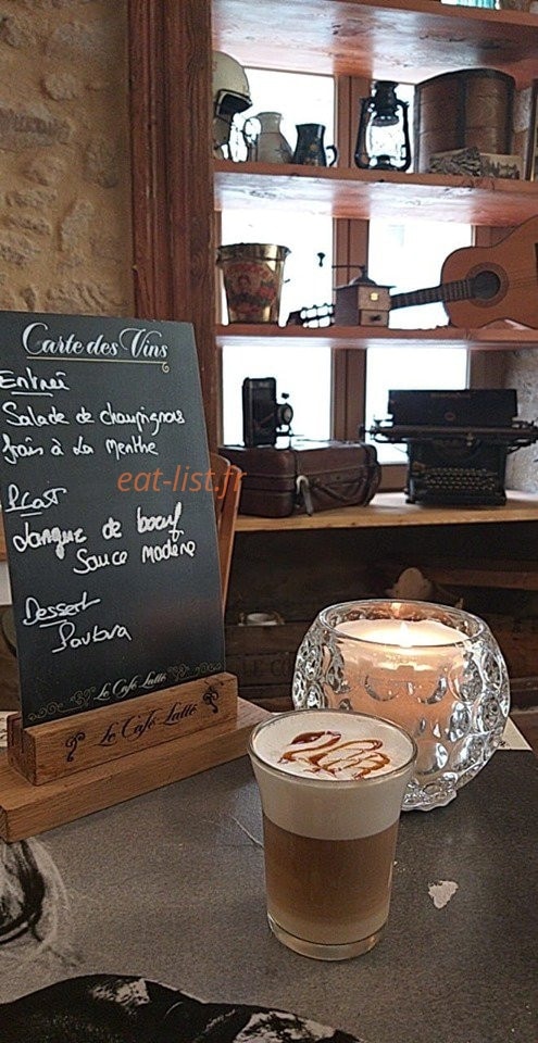 Le Café Latté — carte page 1