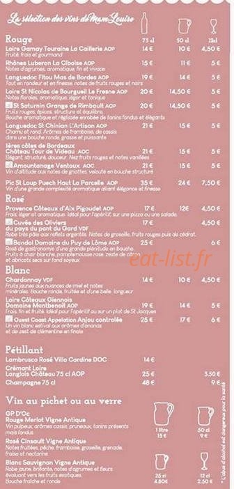 Mam'Louise — carte page 2