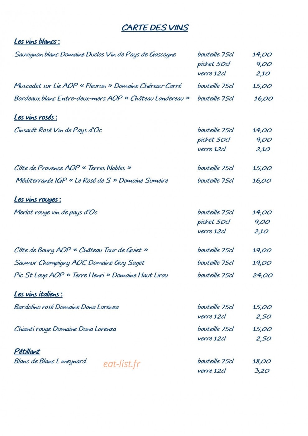 Le Vieux Pont — carte page 12