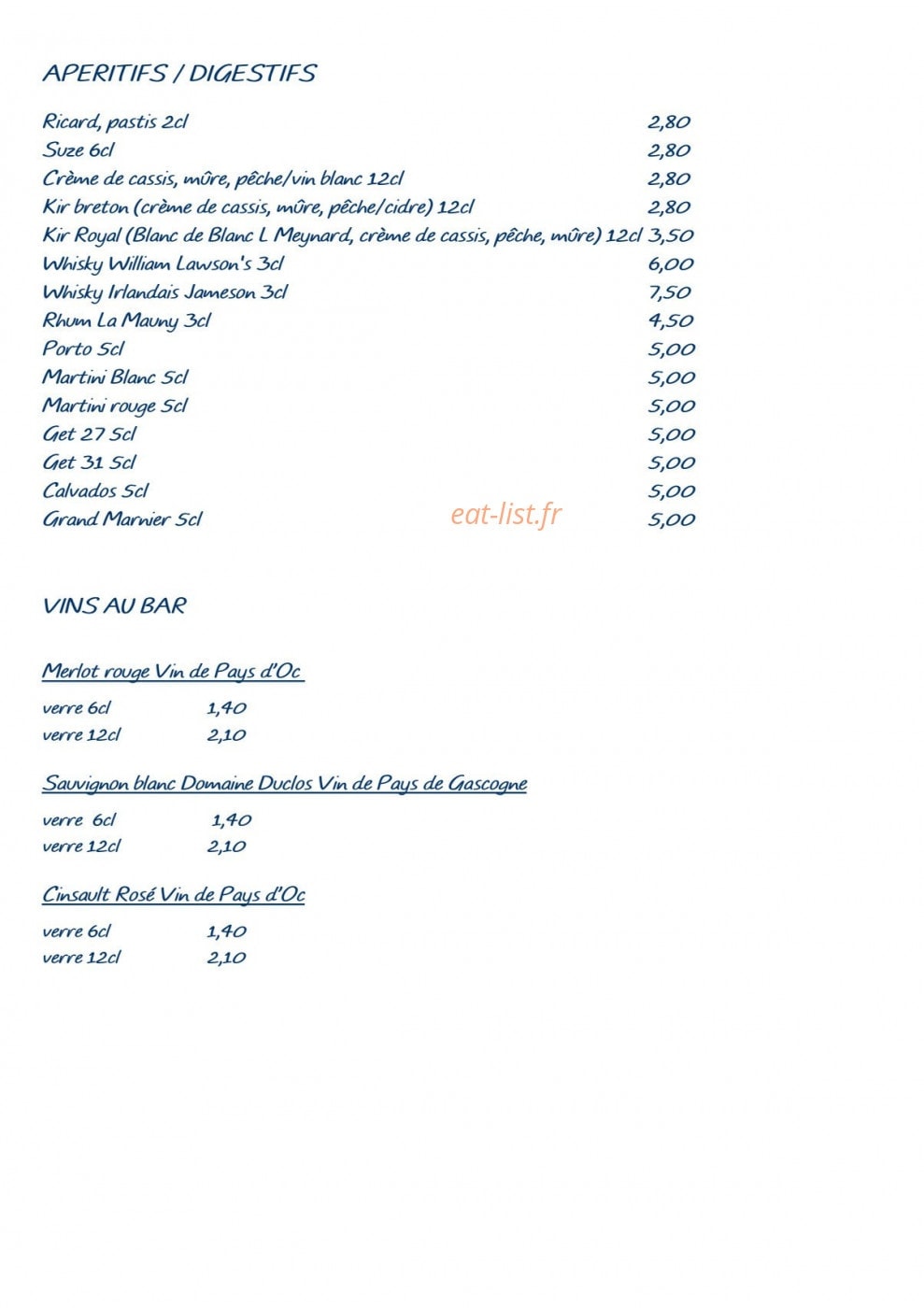 Le Vieux Pont — carte page 11