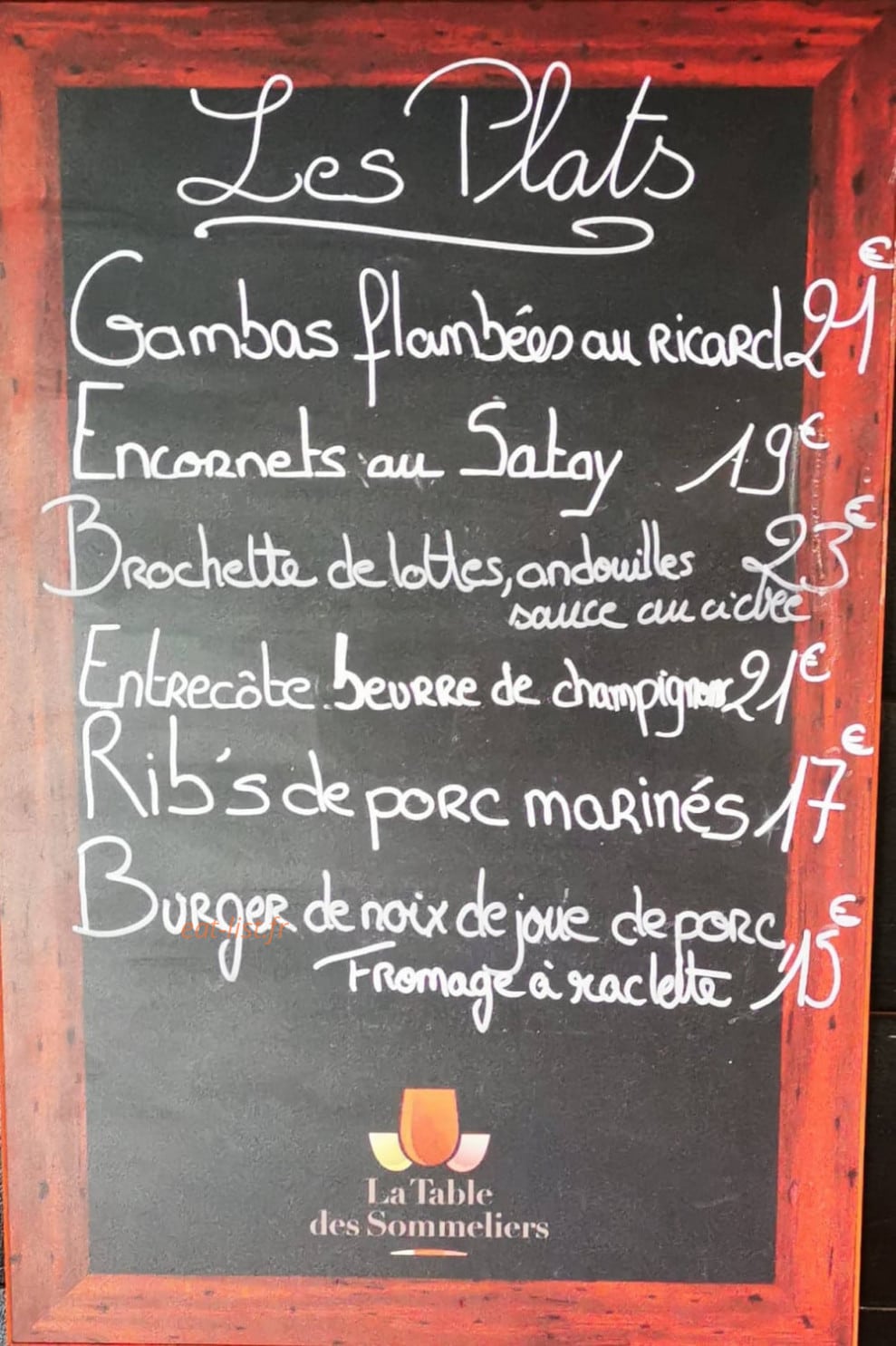 Faim de Lou — carte page 2