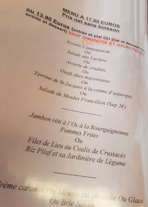 La Boule d'Or — carte page 1