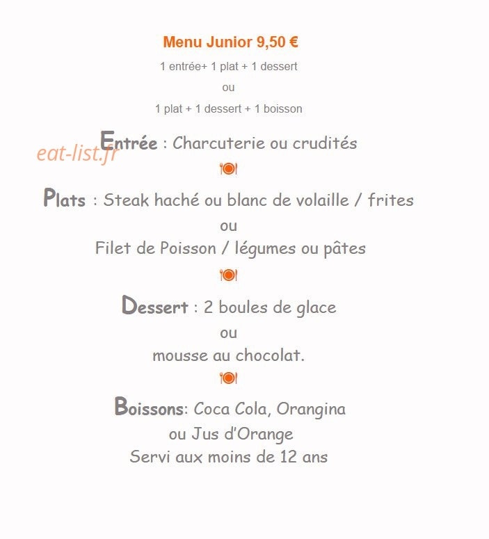 La Croix Blanche — carte page 1