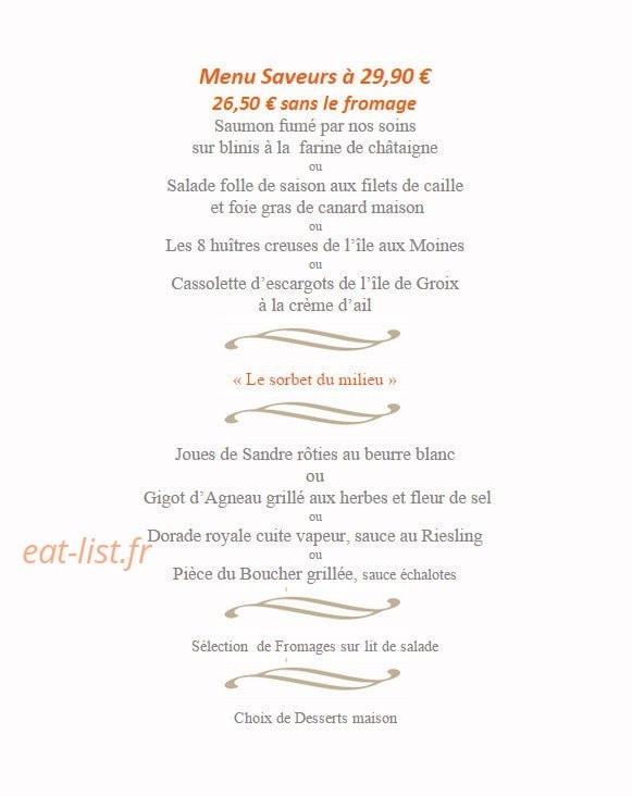 La Croix Blanche — carte page 3
