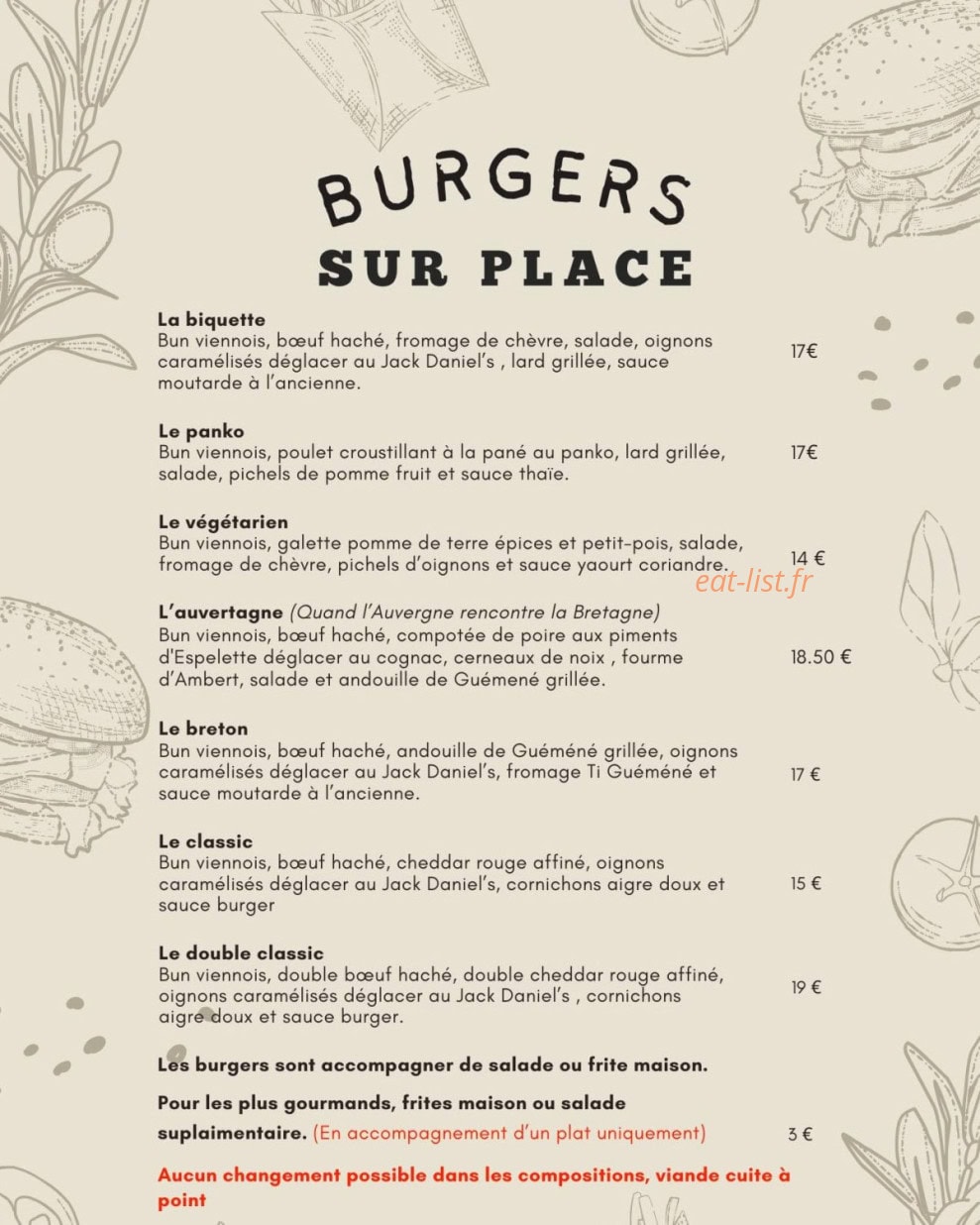Le Nature — carte page 2