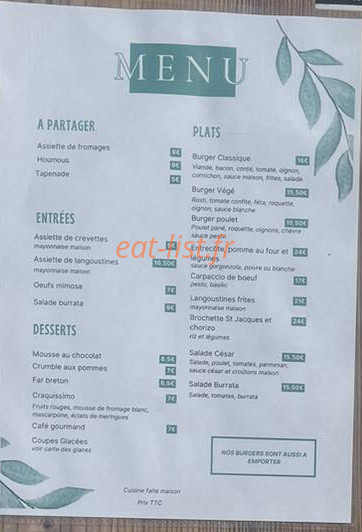 Côte à Côte — carte page 1