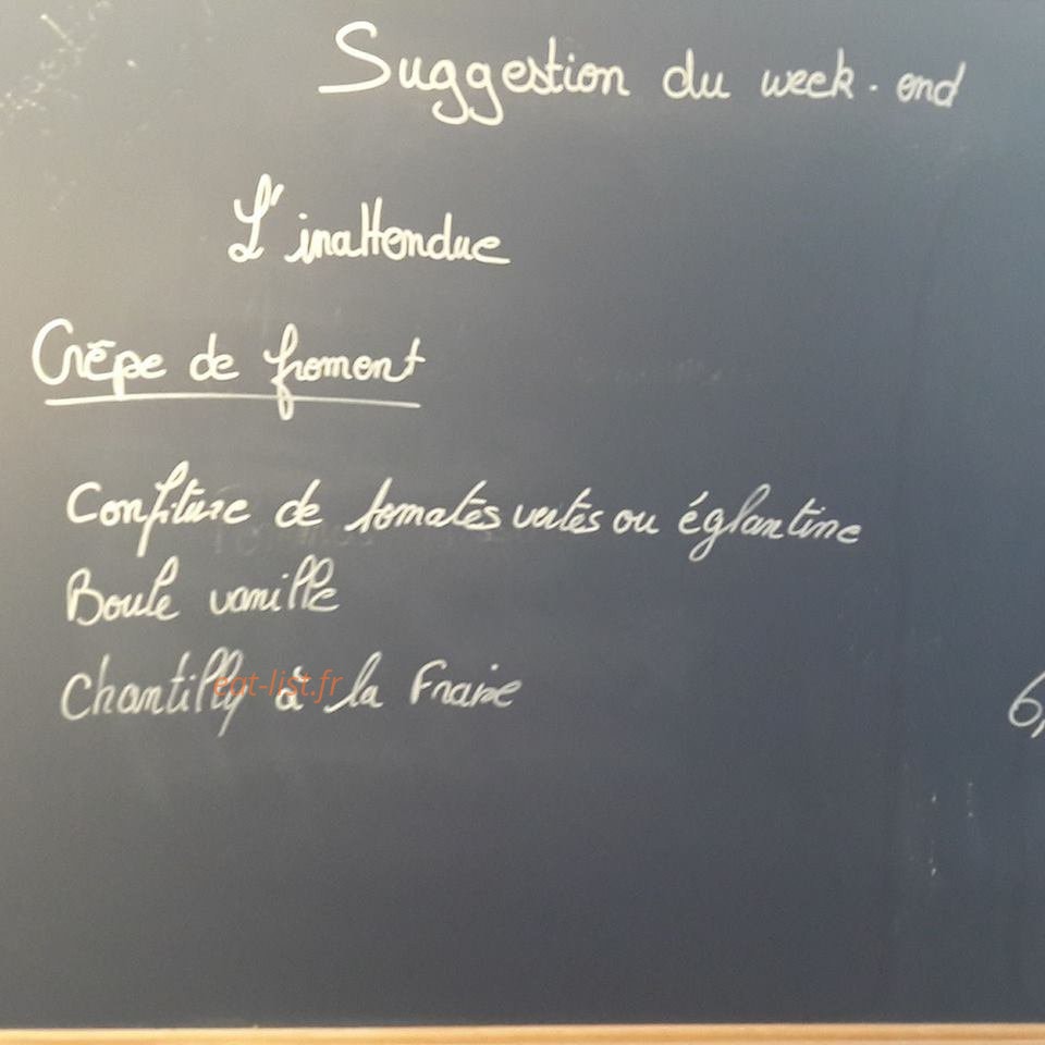 Crêperie Au Nombre d'OR — carte page 1