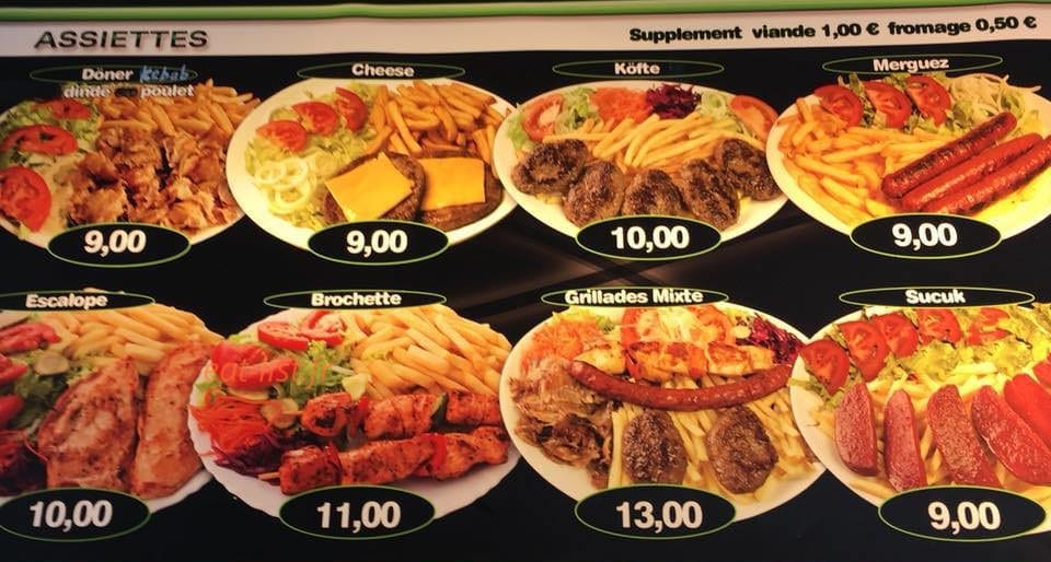 Ibo Kebab — carte page 1