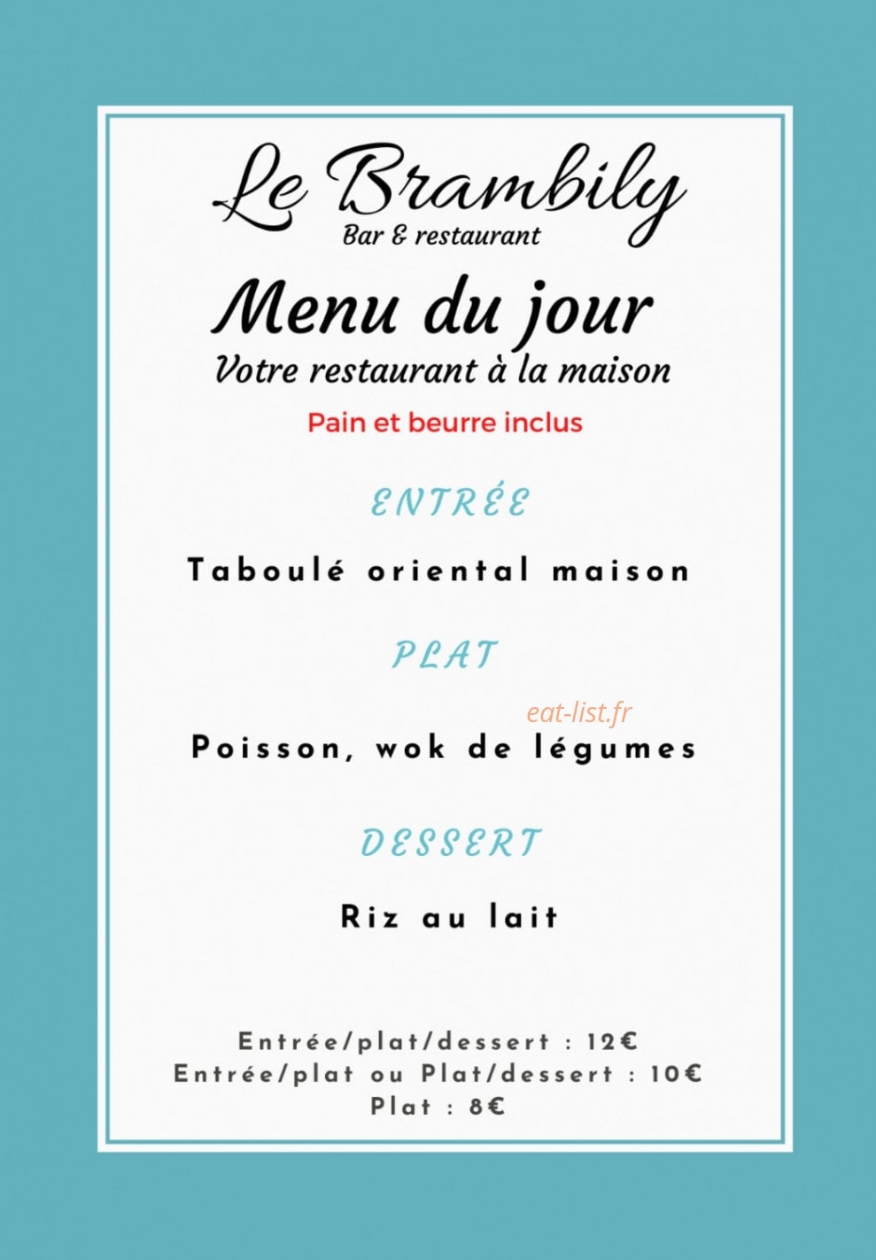Le Brambily — carte page 1