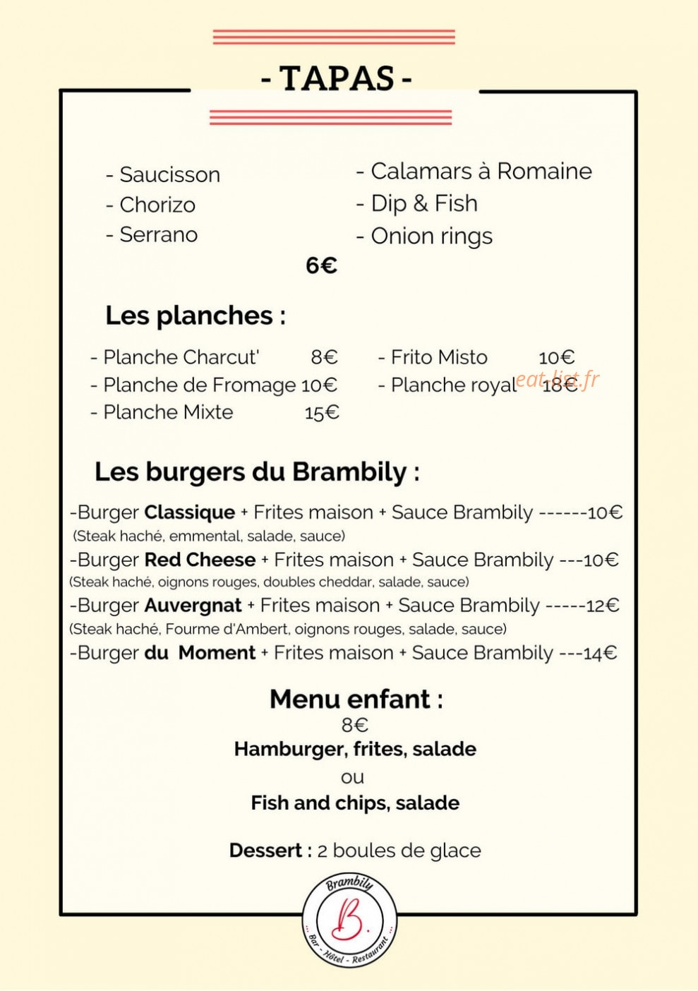 Le Brambily — carte page 4