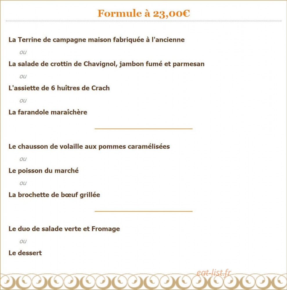 Aux Ajoncs d’Or — carte page 1