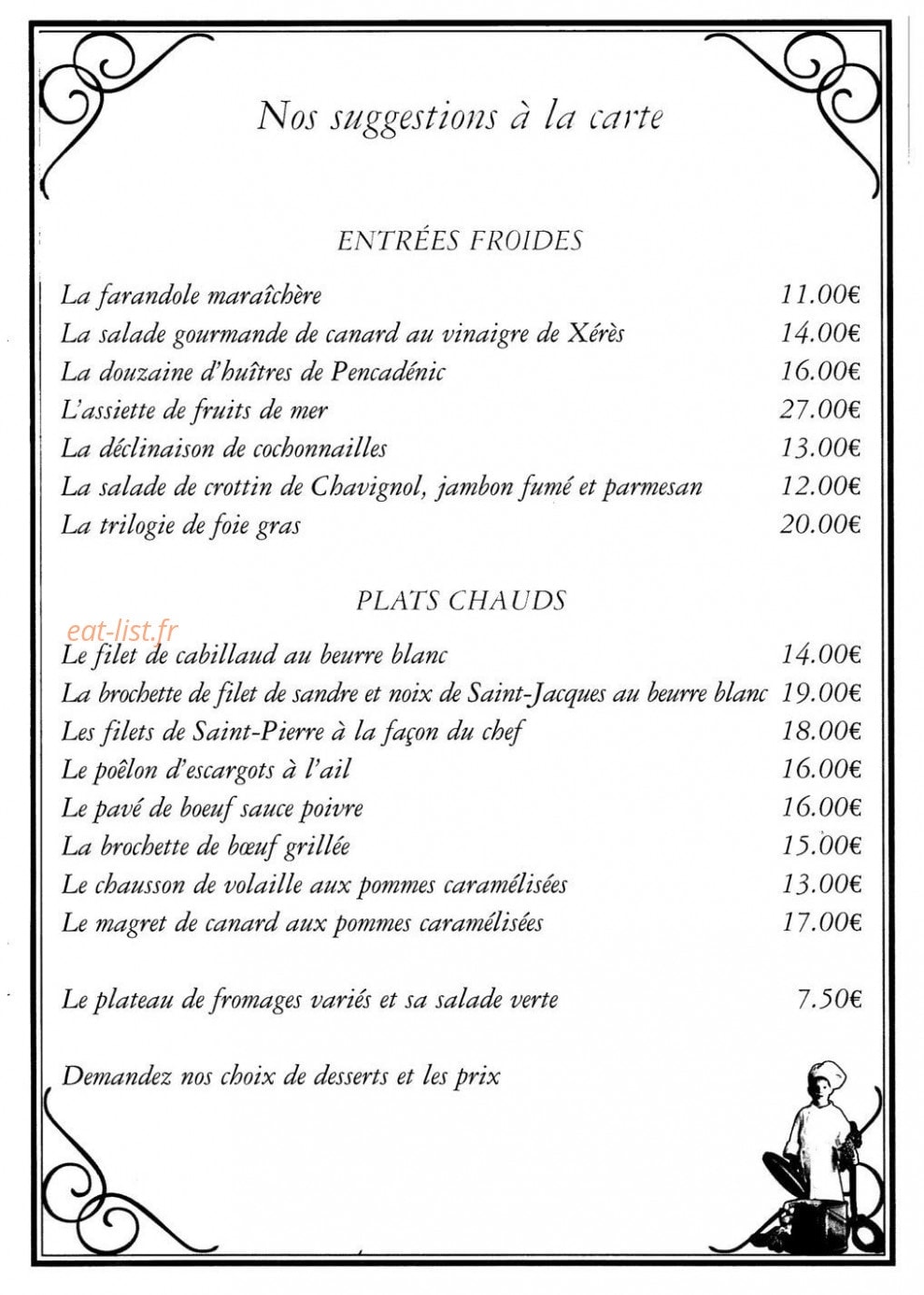 Aux Ajoncs d’Or — carte page 4