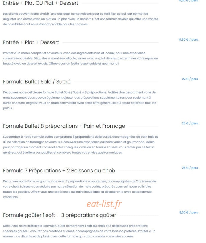 Ethique & toques — carte page 1